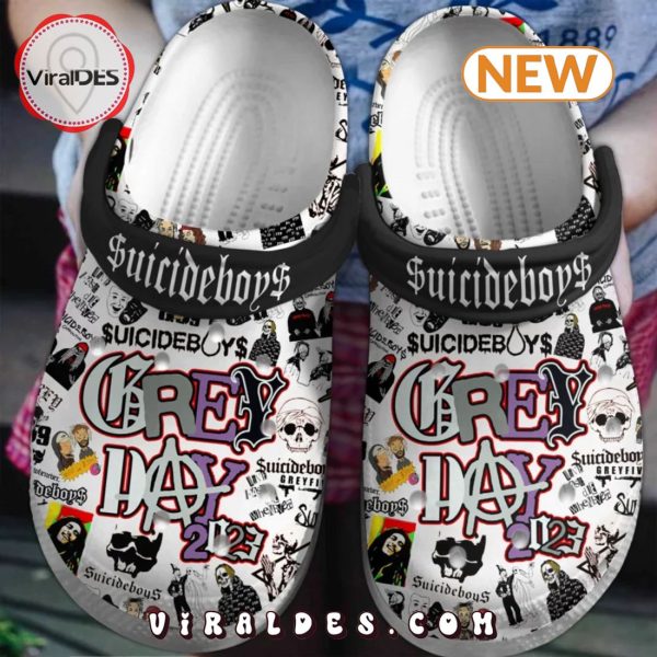 Special Suicideboys Grey Day 2024 Crocs Clog Shoes