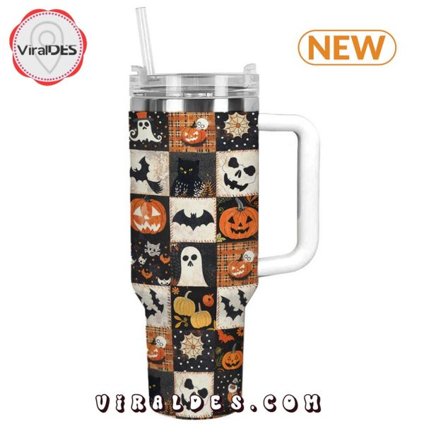 Spooky Patchwork 40oz Tumbler