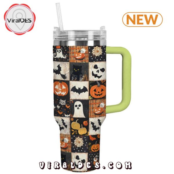 Spooky Patchwork 40oz Tumbler