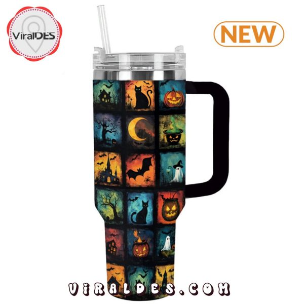 Spooky Squares 40oz Tumbler