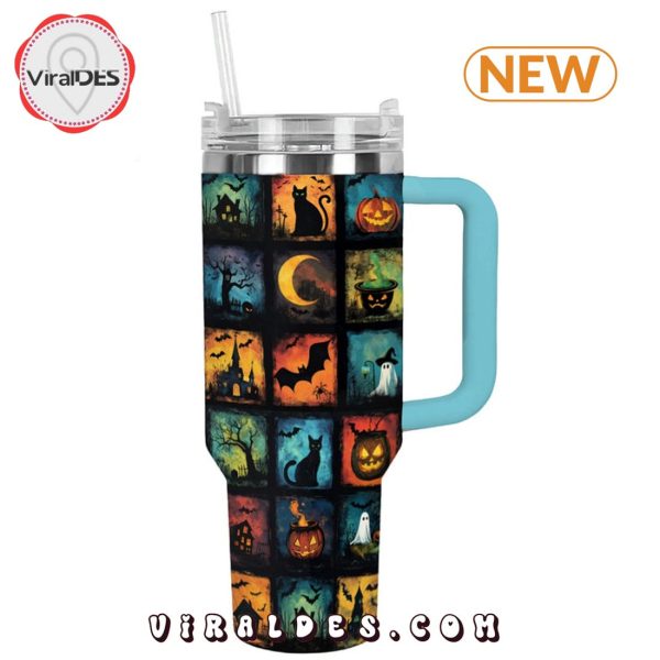 Spooky Squares 40oz Tumbler