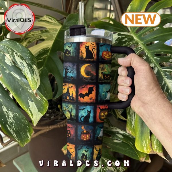 Spooky Squares 40oz Tumbler