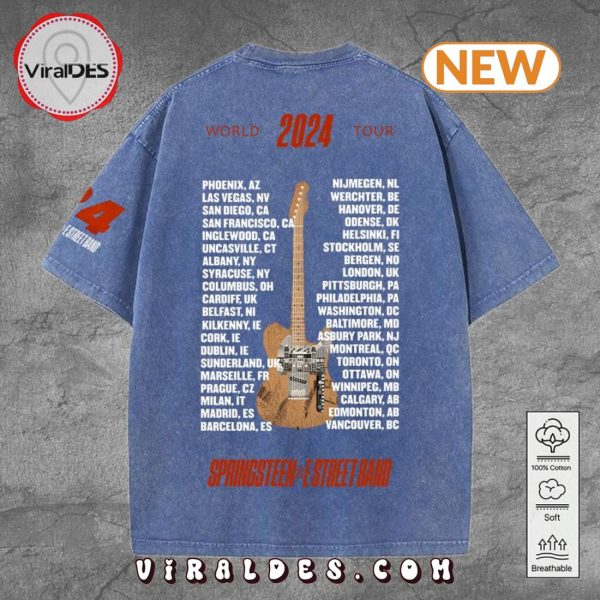 Springsteen x E Street Band 2024 World Tour Shirt