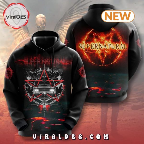 Supernatural Fire Monster Style Hoodie