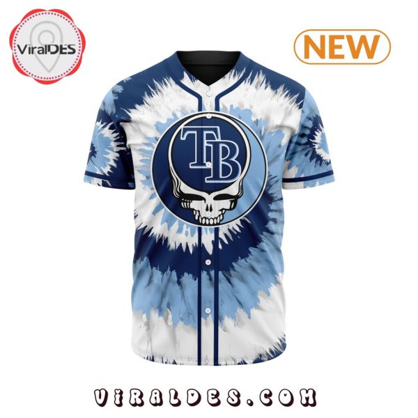 Tampa Bay Rays Custom Grateful Dead Design Baseball Jersey