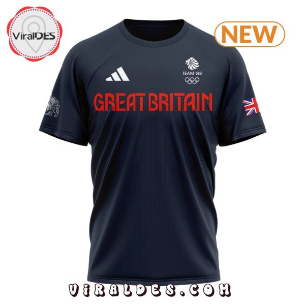 Team GB Olympic Paris 2024 Navy T-Shirt, Cap