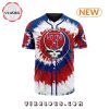 Arizona Diamondbacks Custom Grateful Dead Design Baseball Jersey