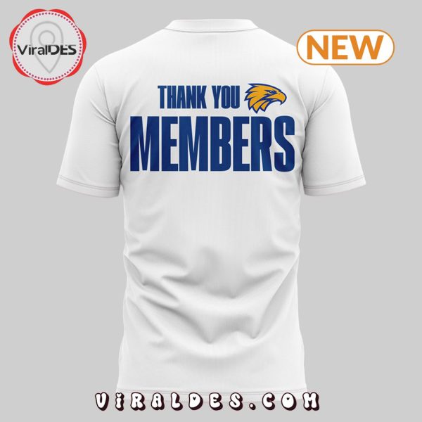 Thank You Members West Coast Eagles White Hoodie