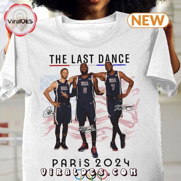 The Last Dance Paris 2024 Olympics Signatures T-Shirt