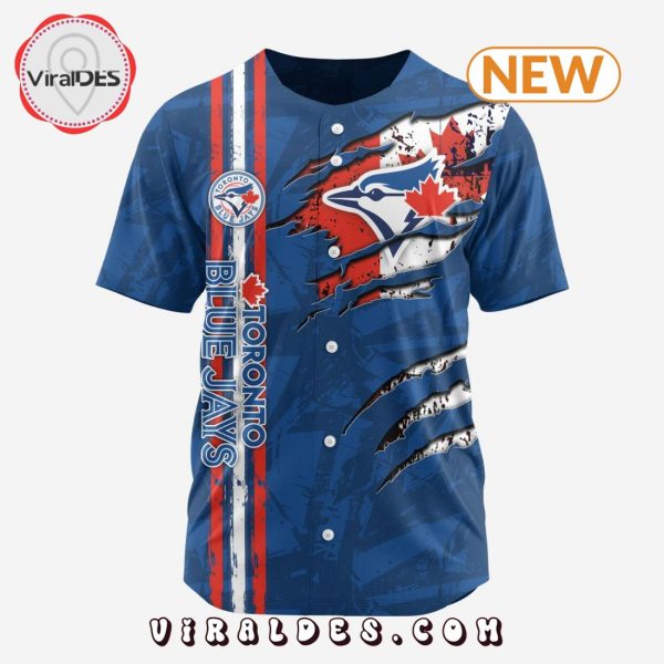 Toronto Blue Jays Custom US Flag Baseball Jersey