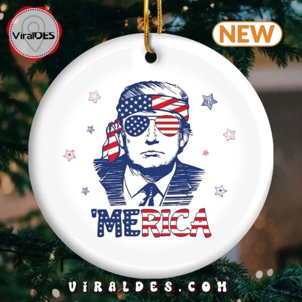 Trump Take America Back And Save It Christmas Ornament