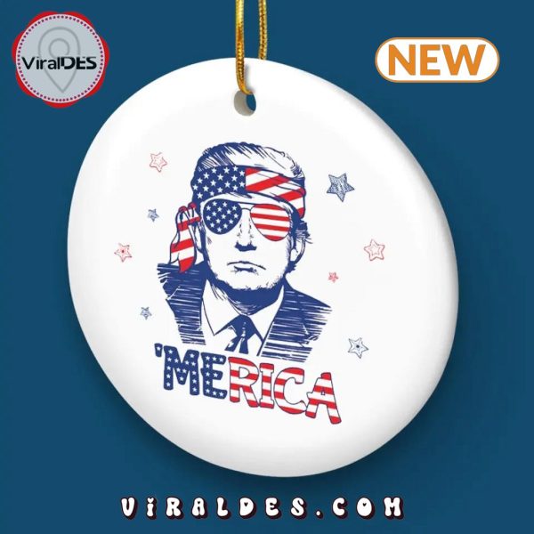 Trump Take America Back And Save It Christmas Ornament