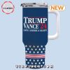 Trump Vance 2024 Fight Fight Fight Stanley Tumbler