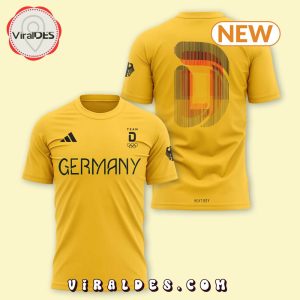 2024 Germany Team Olympic Yellow T-Shirt, Cap