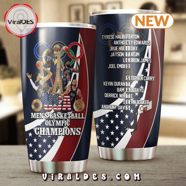 USA Basketball 2024 Olympics Champions Tumbler