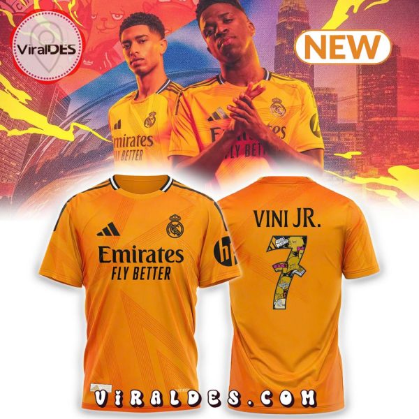 Vini JR Away USA Tour 24 25 Orange Shirt