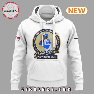 Atlanta Brave 50th Anniversary Hank Aaron 715th Home Run Hoodie