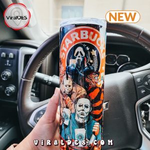 Zombie Starbucks Halloween Tumbler