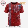 Los Angeles Angels Custom US Flag Baseball Jersey