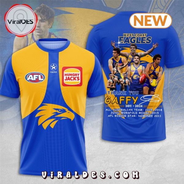 West Coast Eagles x Andrew Gaff Thank You Hoodie