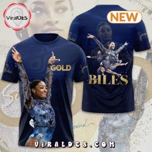 Simone Biles Gold Gymnastic Olympics Hoodie