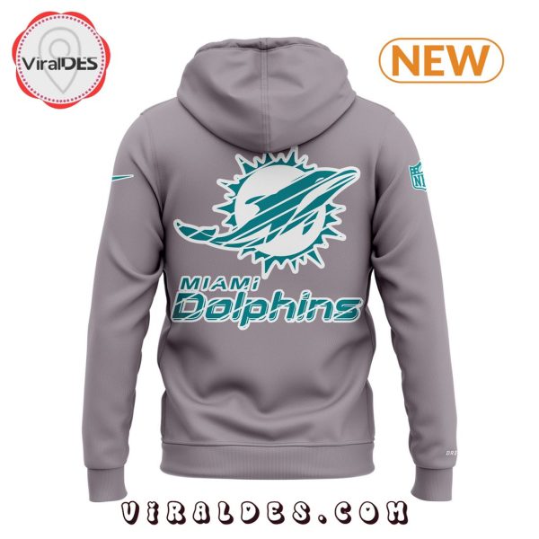 2024 Miami Dolphins Grey Zip Hoodie, Jogger, Cap