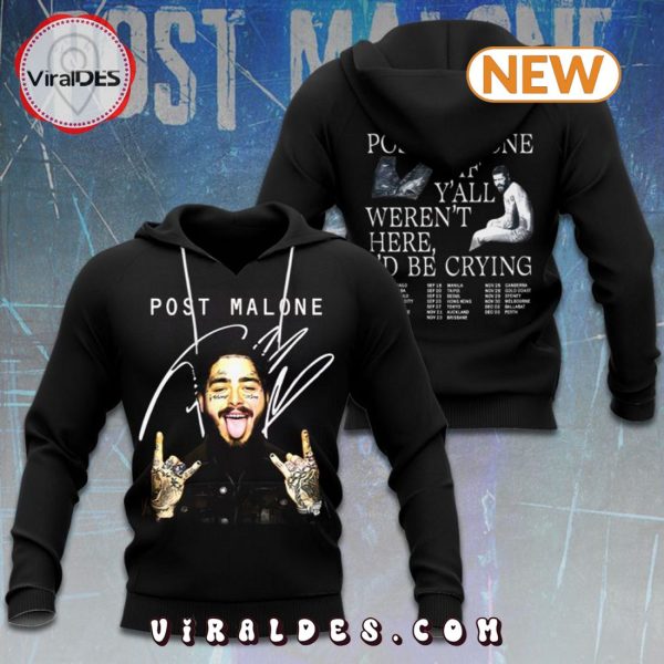 2024 Post Malone F-1 Trillion Black Hoodie