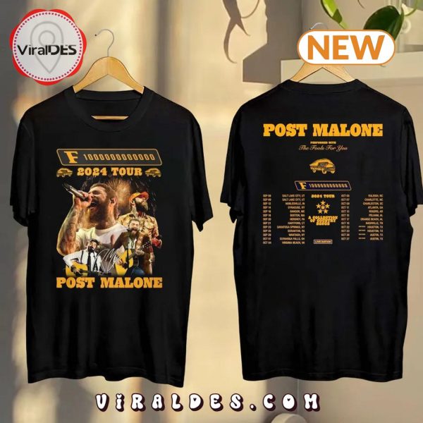 2024 Post Malone The F-1 Trillion Tour Shirt