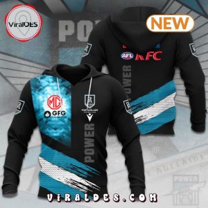 Men’s Port Adelaide Black Apparel Hoodie