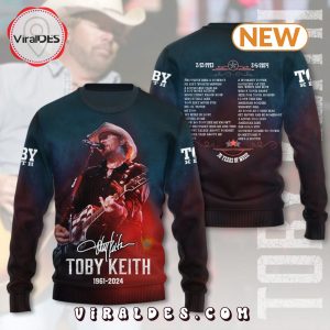 Toby Keith 1961-2024 Signatures Hoodie