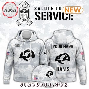 Los Angeles Rams Arctic Camo Salute To Service Hoodie, Jogger, Cap