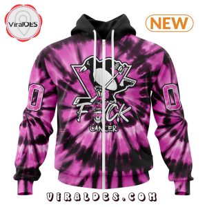 NHL Pittsburgh Penguins Special Pink F!ck Cancer Design Hoodie