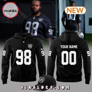 Personalized New Las Vegas Raiders Black Hoodie