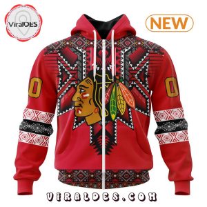 NHL Chicago Blackhawks Special Native Heritage Design Hoodie