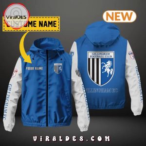 Gillingham FC Custom Name Windbreaker Jacket