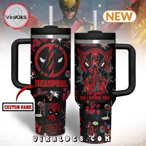 Custom Deadpool Stanley Tumbler, Marvel Gifts