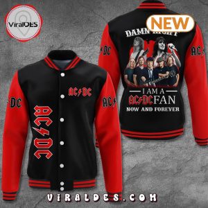 ACDC Music Fan Baseball Jacket