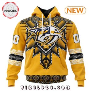 NHL Nashville Predators Special Native Heritage Design Hoodie