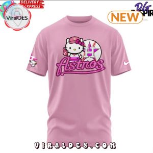 2024 Astros x Hello Kitty Night Pink Shirt