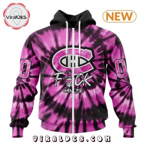 NHL Montreal Canadiens Special Pink F!ck Cancer Design Hoodie