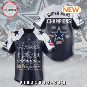 Dallas Cowboys Super Bowl Champions Baseball Jersey