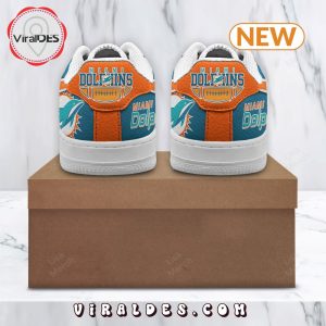 Miami Dolphins Go Fins Air Force 1 Sneakers