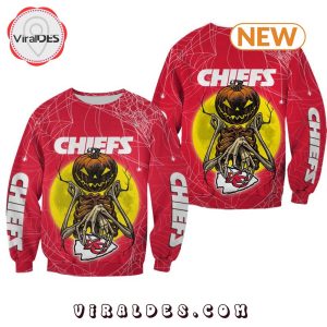 Kansas City Chiefs Pumpskin Monster Halloween Sweatshirt