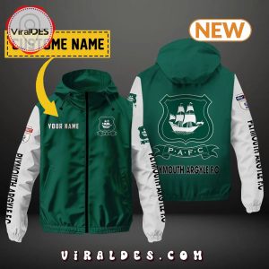 Plymouth Argyle FC Custom Name Windbreaker Jacket