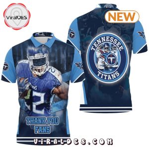 Football Derrick Henry 22 Tennessee Titans Polo