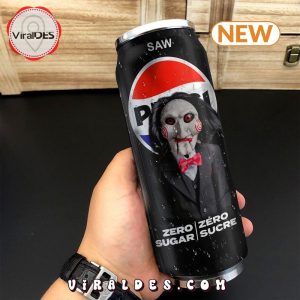 Pepsi Zero Drink SAW Halloween Tumbler Can