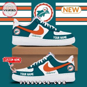 Custom Miami Dolphins Throwback 2024 Air Force 1