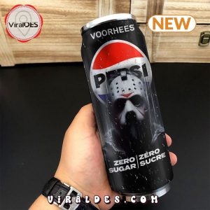 Pepsi Zero Drink Jason Voorhees Halloween Tumbler Can