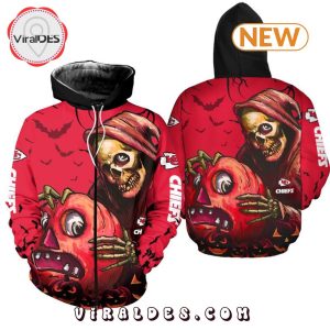 Chiefs Death Skull Pumpkin Halloween Hoodie