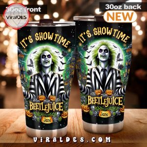 It’s Showtime Beetlejuice Halloween Tumbler